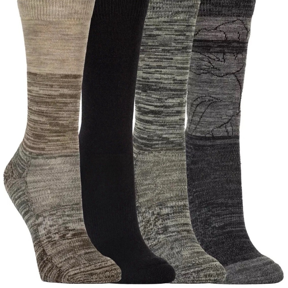 Kirkland Signature Women Ladies Extra Fine Merino Wool Blend Crew Socks